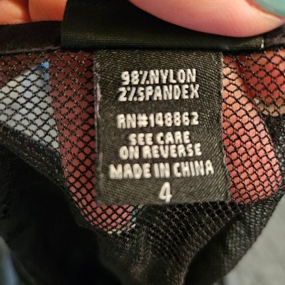 Torrid Sheer Babydoll Top. Black 4X - Picture 9 of 11